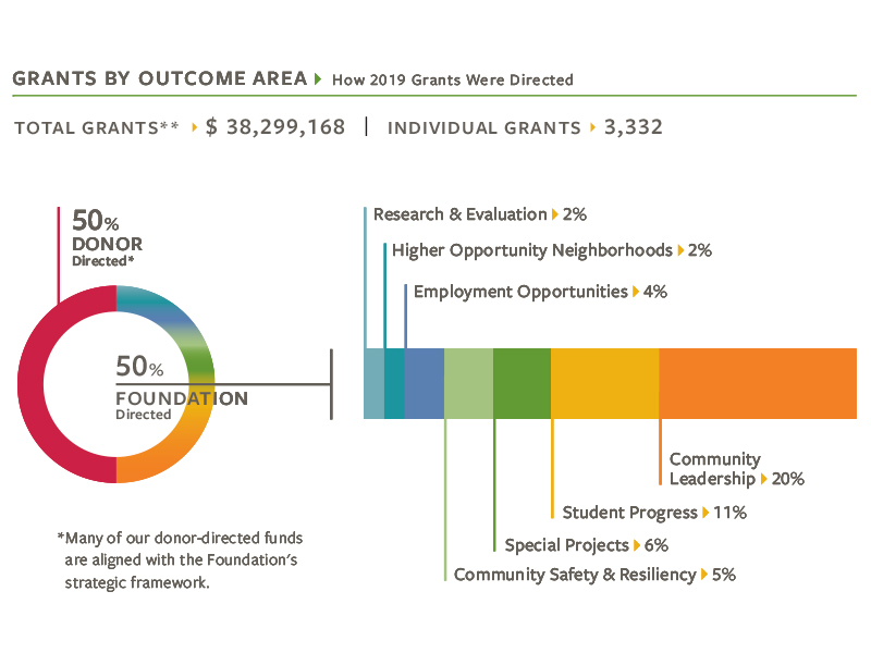 Grants by Outcome Area 2019