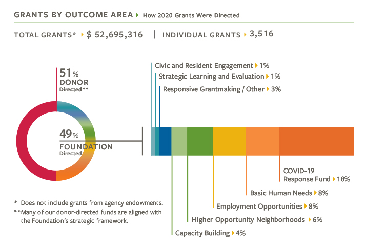 Grants by Outcome Area 2020